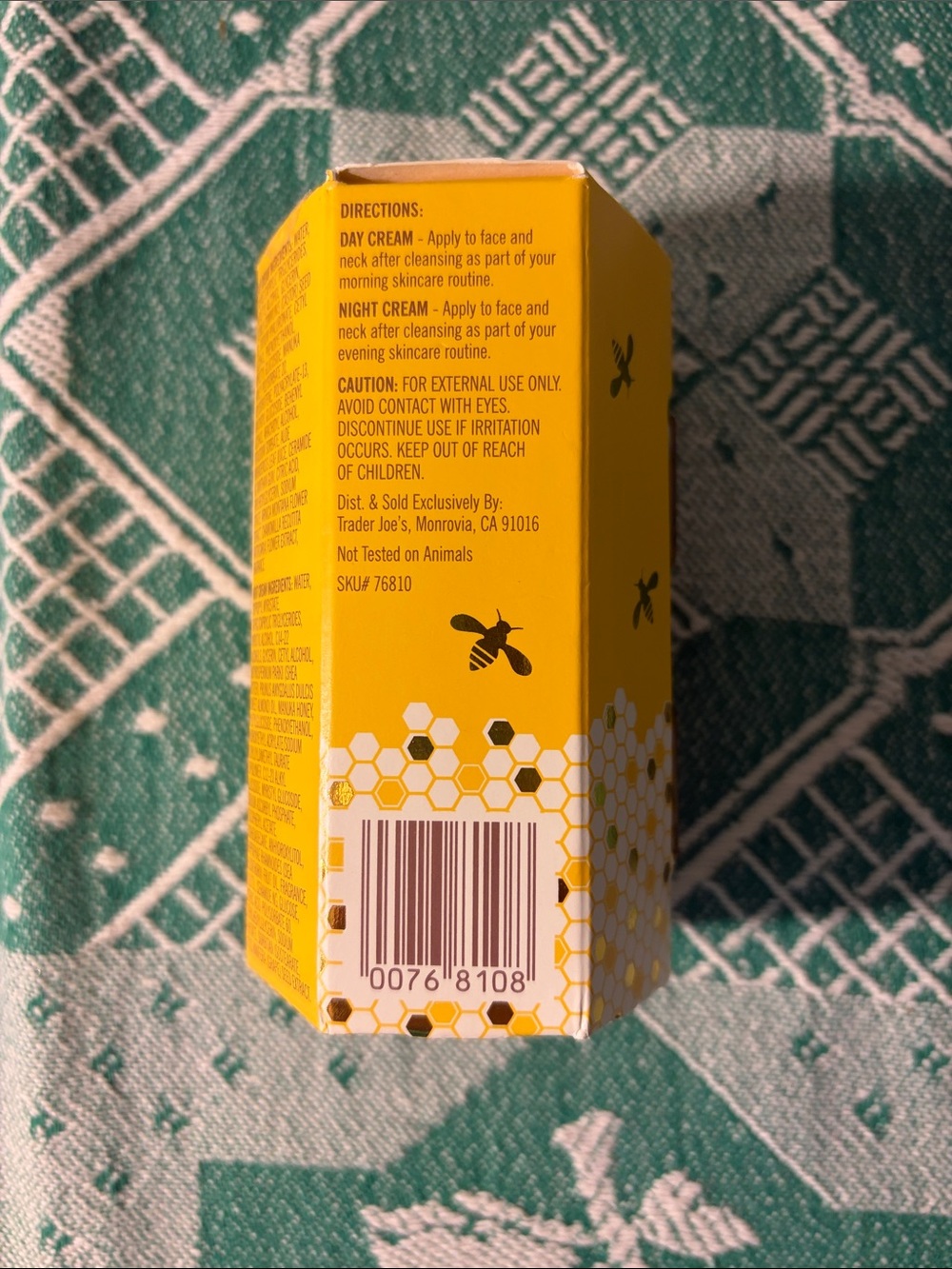 Trader Joe's Honey Hydration Day & Night Cream Duo - Yellow - Picture 4 of 6